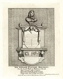 Antiquities Gallery: Monument of Sir Edward Wynter, died 1685