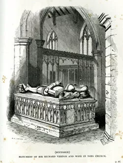 Bartholomew Gallery: Monument of Sir Richard Vernon and wife