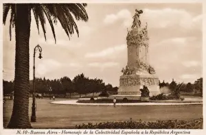 Monument to the Spanish - Buenos Aires, Argentina