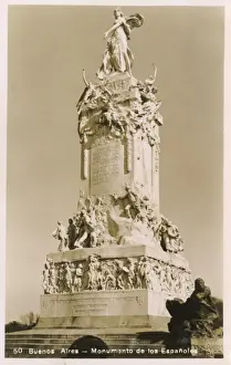 Donated Prints: Monument to the Spanish - Buenos Aires, Argentina
