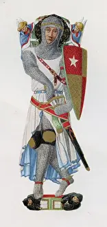 Monumental Brass - Medieval Knight - Sir Robert de Setvans