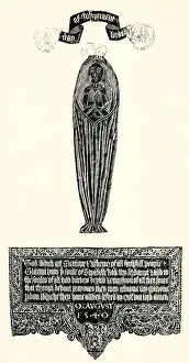 1540 Prints: Monumental brass rubbing, Elizabeth Rok, Penn, Bucks