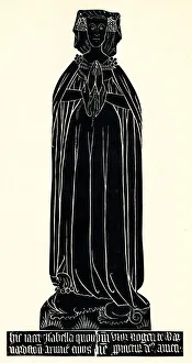 Coates Collection: Monumental Brass Rubbing, Isabel Bernardston