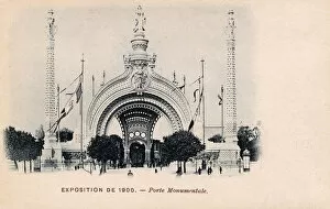 Images Dated 14th November 2017: The Monumental Gate - Paris Exposition of 1900