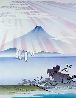 Japanese Prints Collection: Moods of Mount Fuji - 1
