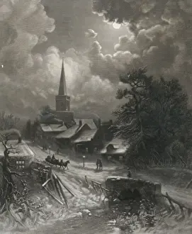 Moon Light Prints: A moon-light sleigh-ride