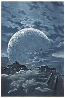 Astronomy Gallery: Moon over Paris / 1886