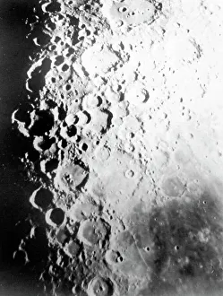 Observatory Prints: The Moon, Tycho, Thebit, Lick Observatory, Victorian period