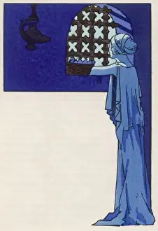 Moonlit woman
