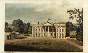 Gentry Prints: Moor Park, Hertfordshire, the seat of Robert Williams, 1825