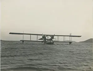Scillies Prints: Mooring a Curtiss H12 Large America at RNAS Tresco Scillies