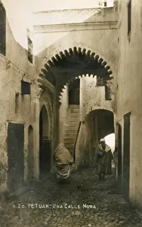 Stair Way Prints: Moorish Gate - Tetouan, Morocco