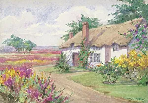 Moorland Prints: A Moorland Cottage - Gardens