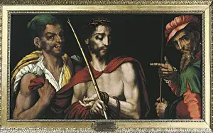 Morales Prints: MORALES, Lu&#xdce0de (1515-1586). Christ before Pilate