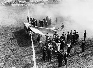 A Morane-Soulnier Monoplane Taking-Off from Hendon 1913 ?