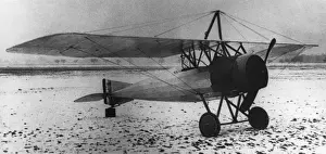 Morane-Soulnier Ms-26 Parasol During WW1 Parked on Snow
