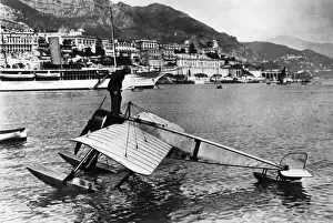 Morane-Soulnier Seaplane Monoplane Sinking in the Water ?