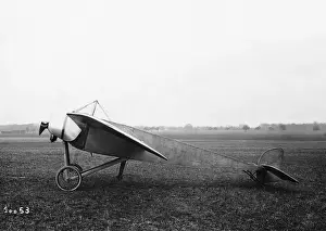 Morane-Soulnier Type H Monoplane Parked at Hendon, UK