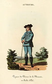 Translator Prints: Moravian peasant, Czech Republic, 18th century