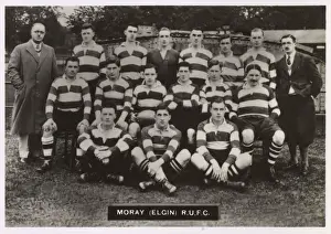 Fours Prints: Moray (Elgin) RUFC rugby team 1934-1935