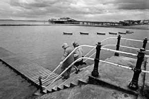 Pensioners Prints: Morecambe prom and pier