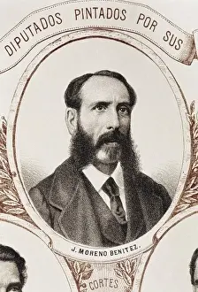 Progressive Prints: MORENO BENITEZ, Juan (1822-1887). Spanish progressive