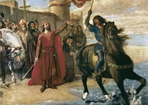 Cadiz Gallery: MORENO, Mat�(1840-1906). Alfonso X Taking