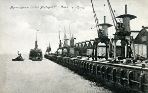 Freight Prints: Mormugao, Goa, India - The Quay
