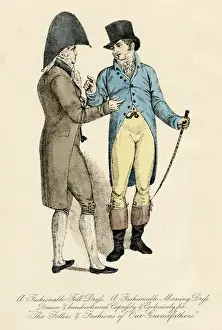 Bicorn Prints: Morning clothing for men 1807
