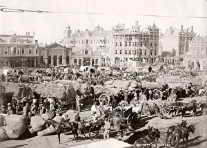 Morning market, Johannesburg, South Africa, c. 1900