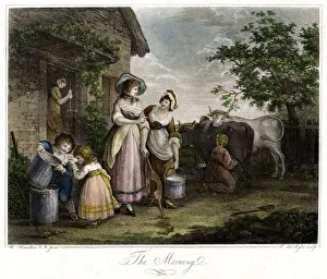 Cows Gallery: The Morning - rural scene