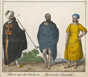 Nomads Prints: Moroccan Men and Woman