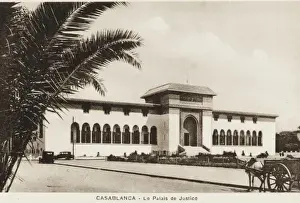 Casa Blanca Prints: Morocco, Casablanca - The Palace of Justice