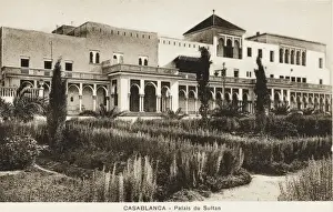 Casa Blanca Prints: Morocco, Casablanca - The Sultans Palace