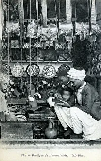 Artisan Collection: Morocco - a leather goods boutique/shop/stall
