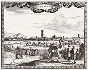 View of Marrakesh, Morocco, North Africa