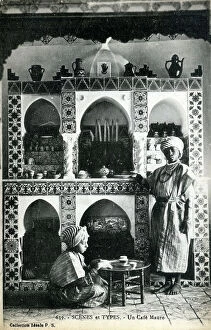 Moorish Collection: Morocco - A Moorish Cafe scene