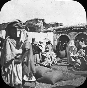 Sacks Prints: Morocco, North Africa - Mazagen Corn Market