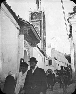 Morocco Gallery: Morocco, North Africa - Street In Tangiers