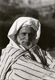 Rabat Prints: Morocco, North West Africa - Elderly Man, Rabat