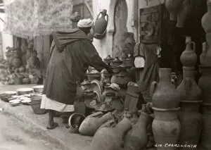 Amphorae Gallery: Morocco, North West Africa - Pot seller, Casablanca