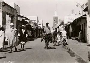 Rabat Prints: Morocco, North West Africa - Street Scene, Rabat