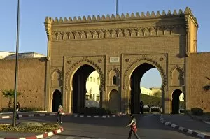 Premises Collection: MOROCCO. Rabat. The Gate of Ambassadors leading
