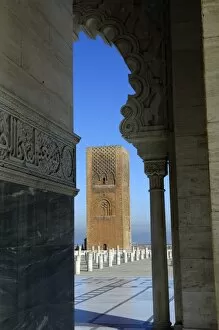 MOROCCO. Rabat. Tour Hassan (1195-1199)