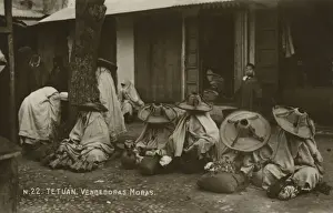 Wares Prints: Morocco - Tetuan - Street Traders