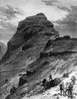 Images Dated 15th July 2011: Morosis mountain stronghold in Basutoland, South Africa
