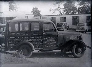 Hearse Prints: Morris Car - Van Hearse, High Wych, Hertfordshire