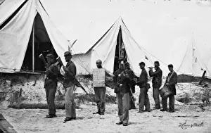 Thief Prints: Morris Island, South Carolina. The rogues march drumming a