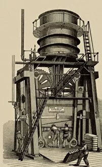 Technical Gallery: The Morse Cotton Baling Press. Cotton Hydraulic