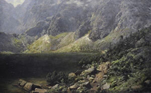 Images Dated 4th November 2019: The Morskie Oko Lake by Aleksander Mroczkowski (1850-1927)
